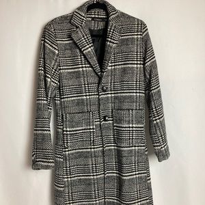 Uaneo Men Single Breast Overcoat